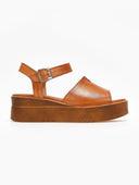 Πλατφόρμες δερμάτινες με άνοιγμα tfp - Ταμπά - thefashionproject.gr - TFP