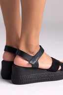 Πλατφόρμες καστόρινες Ragazza 0683 - Μαύρο - thefashionproject.gr - RAGAZZA