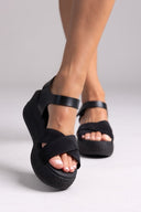 Πλατφόρμες καστόρινες Ragazza 0683 - Μαύρο - thefashionproject.gr - RAGAZZA