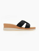 Πλατφόρμες με ανοίγματα στη φάσα ERYNN - Μαύρο - thefashionproject.gr - ERYNN