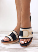 Πλατφόρμες με μεταλλική αγκράφα ERYNN - Μαύρο - thefashionproject.gr - ERYNN