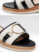 Πλατφόρμες με μεταλλική αγκράφα ERYNN - Μαύρο - thefashionproject.gr - ERYNN