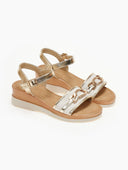 Πλατφόρμες με μπαρέτα ERYNN - Χρυσό - thefashionproject.gr - ERYNN