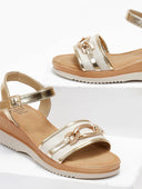 Πλατφόρμες με μπαρέτα ERYNN - Χρυσό - thefashionproject.gr - ERYNN
