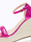 Πλατφόρμες με μπαρέτα - Magenta - thefashionproject.gr - The Fashion Project