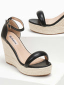 Πλατφόρμες με μπαρέτα - Μαύρο - thefashionproject.gr - The Fashion Project