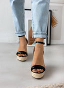 Πλατφόρμες με μπαρέτα - Μαύρο - thefashionproject.gr - The Fashion Project