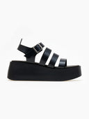 Πλατφόρμες με μπαρέτα TFP - Μαύρο - thefashionproject.gr - TFP
