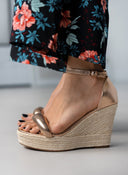 Πλατφόρμες με μπαρέτα - Χαλκός - thefashionproject.gr - The Fashion Project