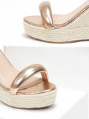 Πλατφόρμες με μπαρέτα - Χαλκός - thefashionproject.gr - The Fashion Project
