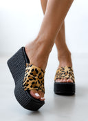 Πλατφόρμες με ponyskin φάσα με print TFP