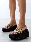 Πλατφόρμες με ponyskin φάσα με print TFP