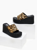 Πλατφόρμες με ponyskin φάσα με print TFP