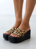 Πλατφόρμες με ponyskin φάσα με print TFP