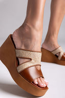 Πλατφόρμες με ψάθα Estil - Ταμπά - thefashionproject.gr - Estil - 23934007003