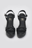 Πλατφόρμες με στρας Estil - Μαύρο - thefashionproject.gr - Estil - 23700002003