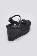 Πλατφόρμες με στρας Estil - Μαύρο - thefashionproject.gr - Estil - 23700002003