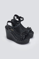 Πλατφόρμες με στρας Estil - Μαύρο - thefashionproject.gr - Estil - 23700002003