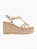Πλατφόρμες με σχοινί στη σόλα ERYNN - Χρυσό - thefashionproject.gr - ERYNN