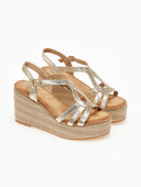 Πλατφόρμες με σχοινί στη σόλα ERYNN - Χρυσό - thefashionproject.gr - ERYNN