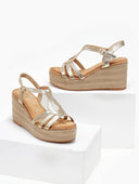 Πλατφόρμες με σχοινί στη σόλα ERYNN - Χρυσό - thefashionproject.gr - ERYNN
