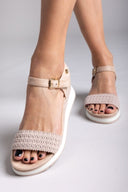 Πλατφόρμες με σχοινί Xti 143857 - Μπεζ - thefashionproject.gr - Studio Eleven