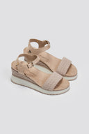 Πλατφόρμες με σχοινί Xti 143857 - Μπεζ - thefashionproject.gr - Studio Eleven