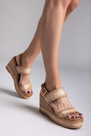 Πλατφόρμες ψάθινες Xti 143820 - Τάουπε - thefashionproject.gr - Xti Footwear