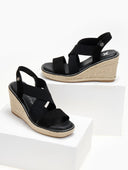 Πλατφόρμες suede με crossover λάστιχα Xti 142326