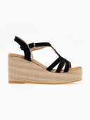 Πλατφόρμες suede με σχοινί στη σόλα ERYNN - Μαύρο - thefashionproject.gr - ERYNN