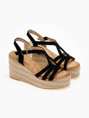 Πλατφόρμες suede με σχοινί στη σόλα ERYNN - Μαύρο - thefashionproject.gr - ERYNN