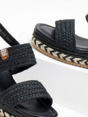 Πλατφόρμες σχοίνινες Refresh 171732 - Μαύρο - thefashionproject.gr - Refresh