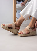 Πλατφόρμες σχοίνινες Refresh 171732 - Μπεζ - thefashionproject.gr - Refresh
