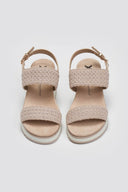 Πλατφόρμες σχοίνινες Xti 143858 - Μπεζ - thefashionproject.gr - Xti Footwear - 23654003002