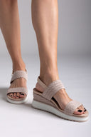Πλατφόρμες σχοίνινες Xti 143858 - Μπεζ - thefashionproject.gr - Xti Footwear - 23654003002