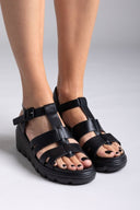 Πλατφόρμες χαμηλές Refresh 172686 - Μαύρο - thefashionproject.gr - Refresh