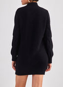 Πλεκτό φόρεμα με σχέδιο Jean Louis Francoise - Μαύρο - thefashionproject.gr - Jean Louis Francoise