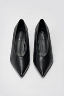 Pointed Pumps with Kitten Heel - Black Matte - thefashionproject.gr - Stephan