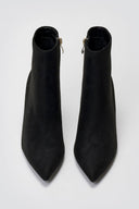 Pointed Suede Ankle Boots - Black Suede - thefashionproject.gr - BOTEGGA 22