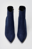 Pointed Suede Ankle Boots - Dark Blue Suede - thefashionproject.gr - BOTEGGA 22