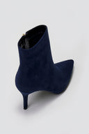 Pointed Suede Ankle Boots - Dark Blue Suede - thefashionproject.gr - BOTEGGA 22