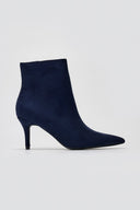 Pointed Suede Ankle Boots - Dark Blue Suede - thefashionproject.gr - BOTEGGA 22