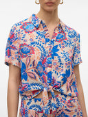Πουκάμισο crop με print Vero Moda 10303694 