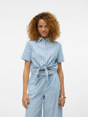 Πουκάμισο cropped με ρίγες Vero Moda 10309722