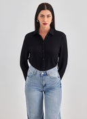 Πουκάμισο γκοφρέ χωρίς μανσέτες Vero Moda 10312973
