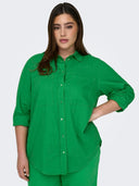 Πουκάμισο plus size με λινό CARMAKOMA 15281041