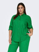 Πουκάμισο plus size με λινό CARMAKOMA 15281041