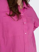 Πουκάμισο plus size με λινό CARMAKOMA 15281041