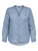 Πουκάμισο plus size σε denim απόχρωση Carmakoma 15251608