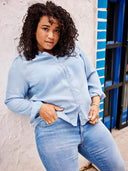 Πουκάμισο plus size σε denim απόχρωση Carmakoma 15251608